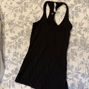 Lululemon cool racerback tank black sz 4!